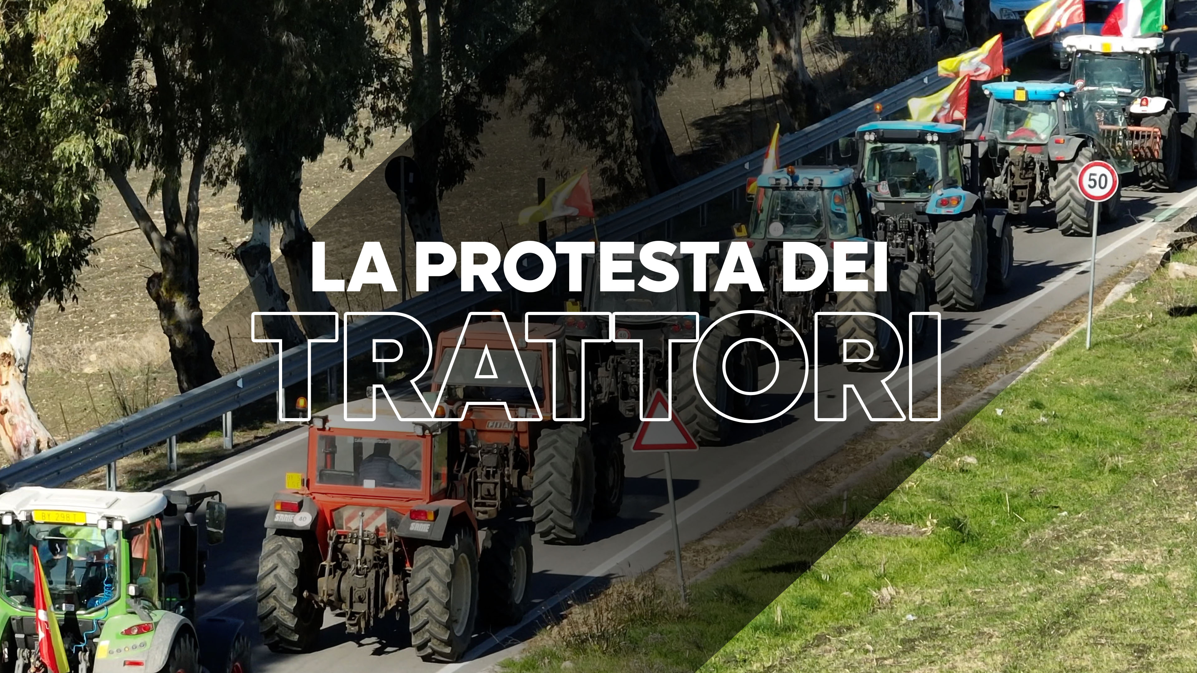 La protesta dei trattori