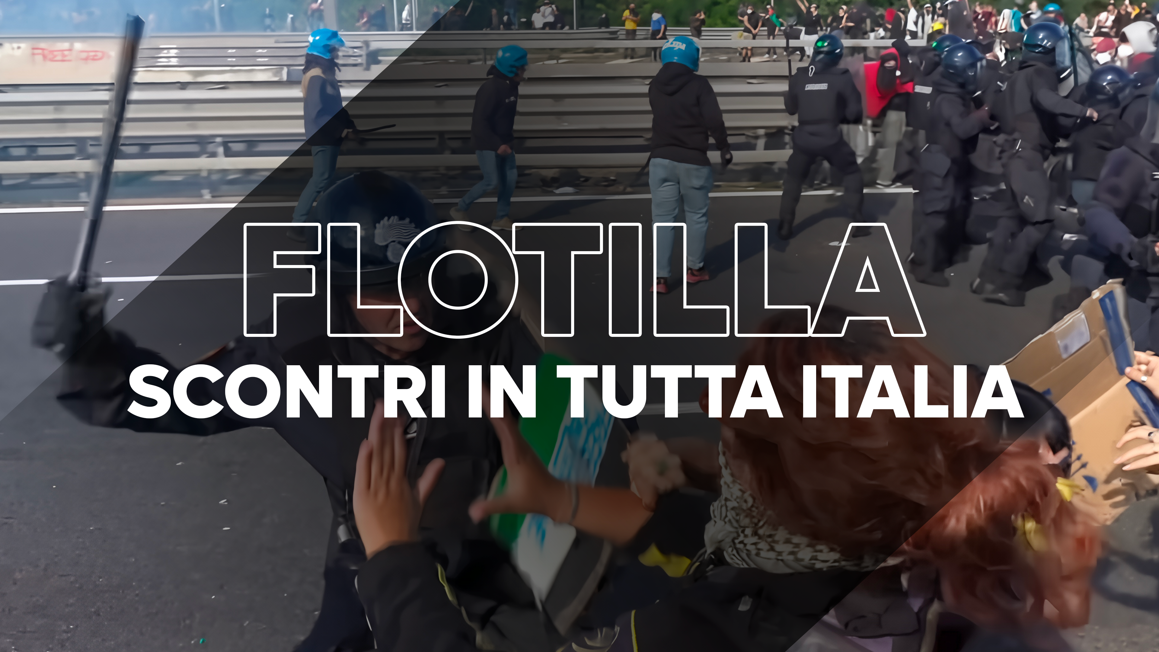 Flotilla, scontri in tutta Italia