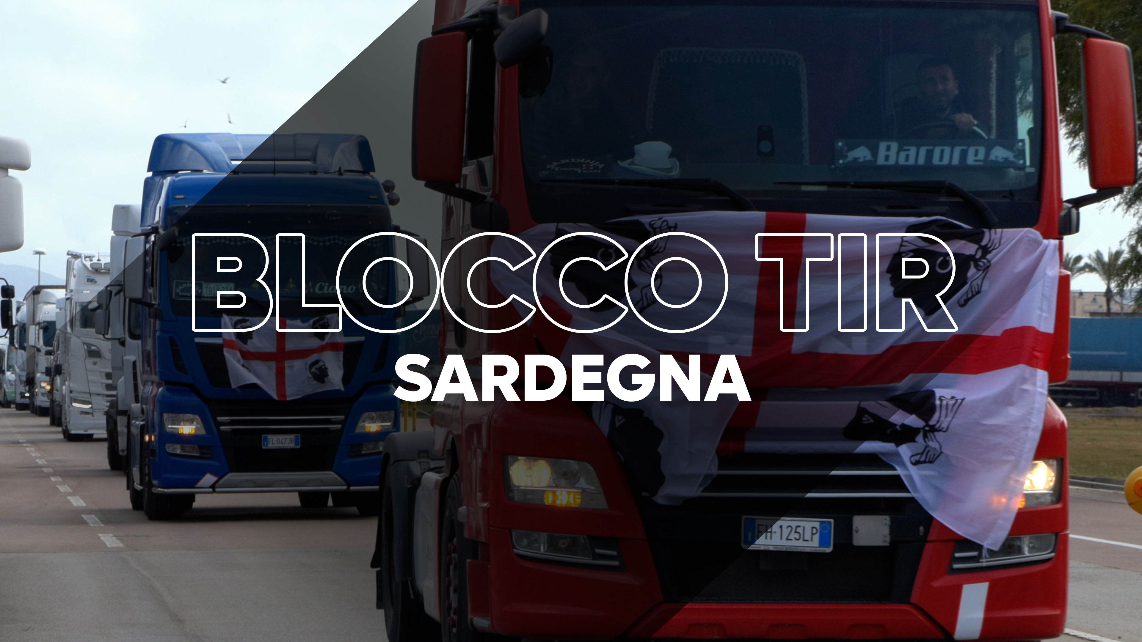 Blocco tir Sardegna