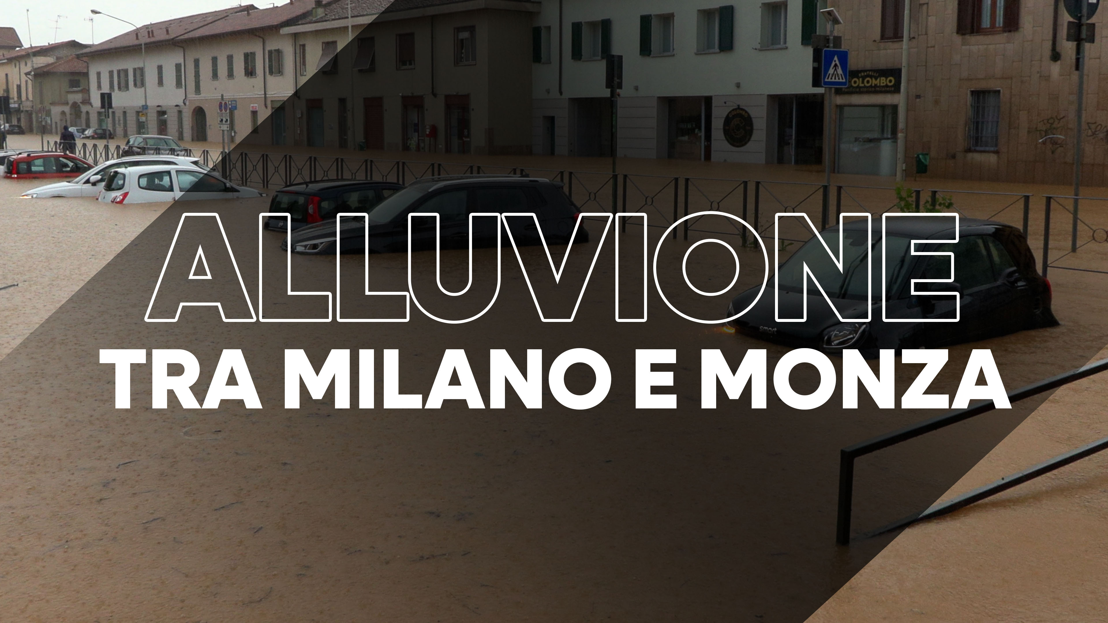Alluvione tra Milano e Monza