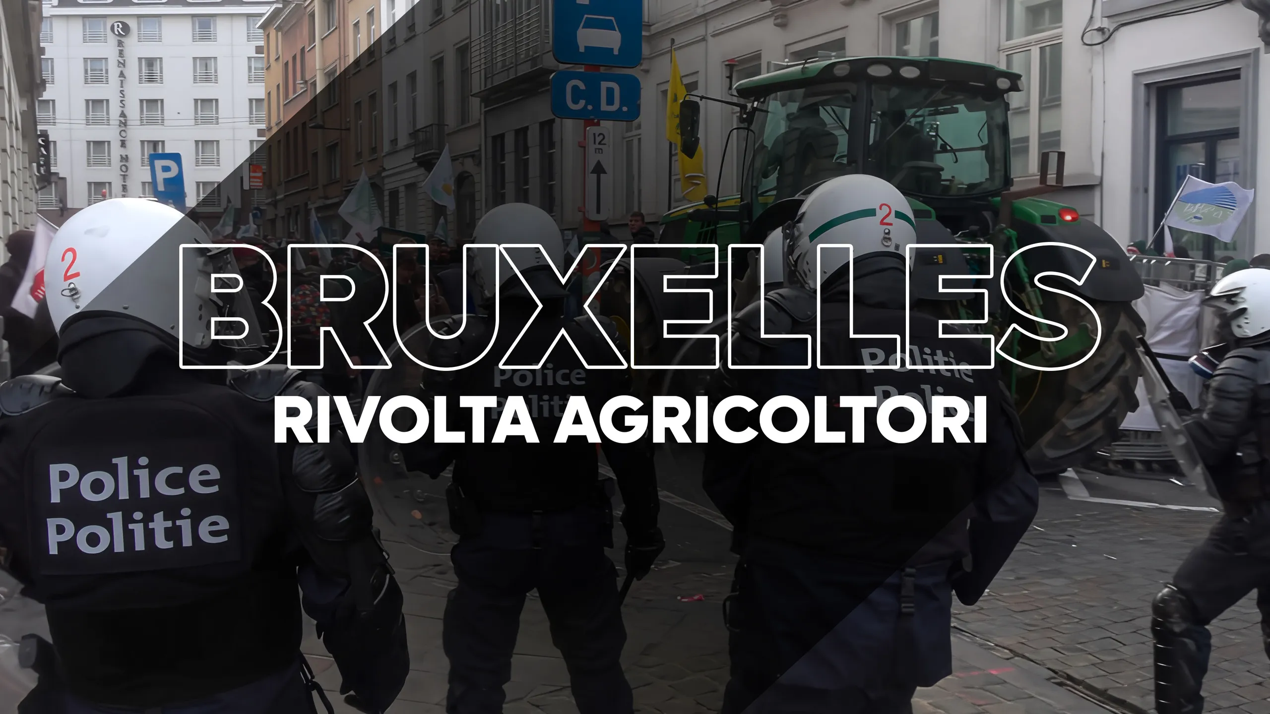 Bruxelles, la rivolta degli agricoltori